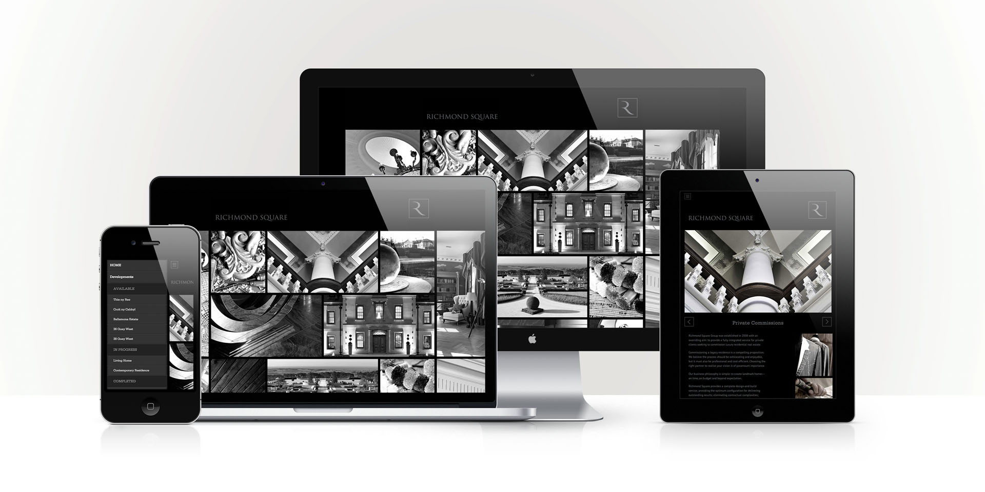 Richmond Square responsive website